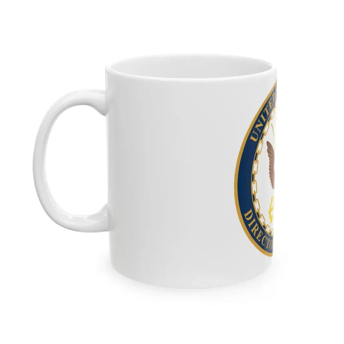 USN DIR NAVY STAFF (U.S. Navy) White Coffee Mug - Go Mug Yourself