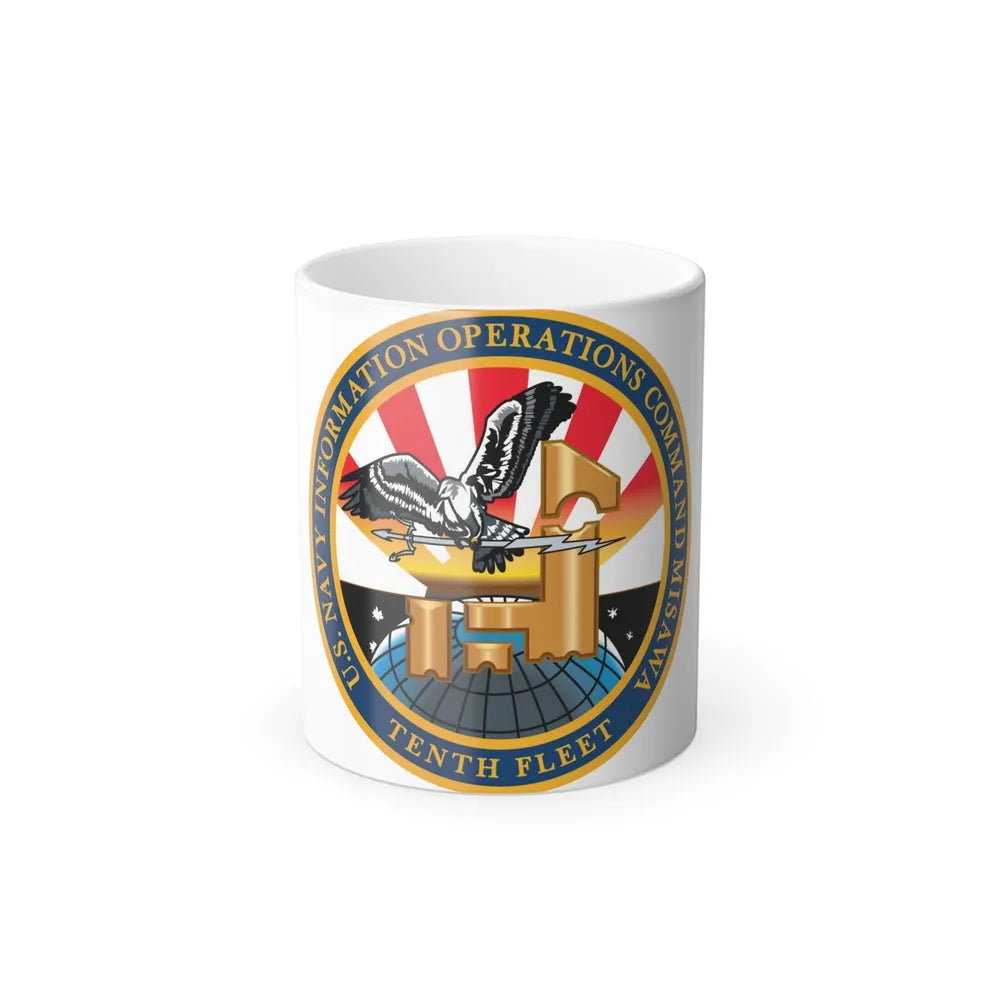 USN IOC Misawa NIOC 10th Fleet (U.S. Navy) Color Changing Mug 11oz-11oz-Go Mug Yourself