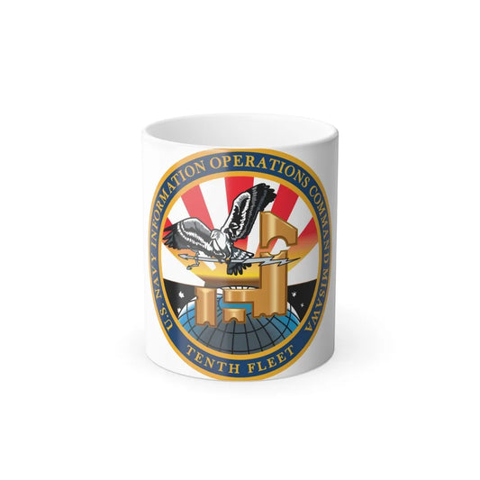 USN IOC Misawa NIOC 10th Fleet (U.S. Navy) Color Changing Mug 11oz-11oz-Go Mug Yourself