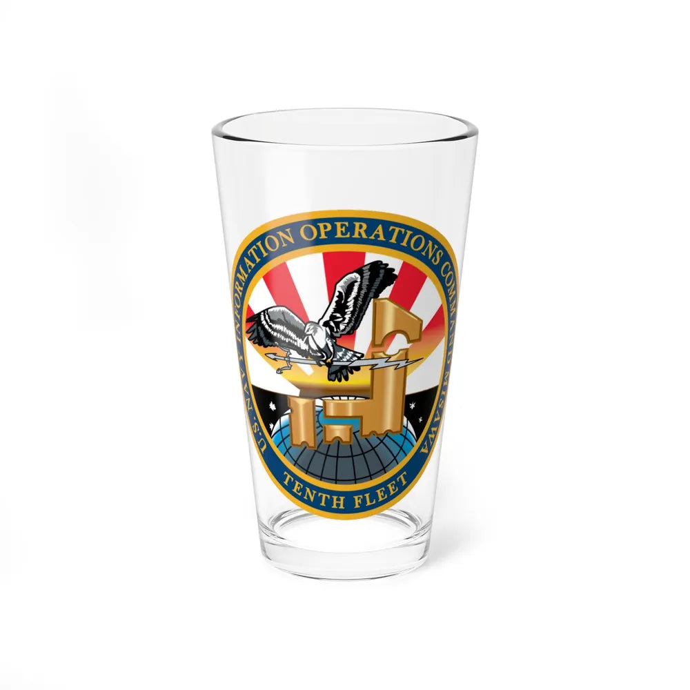 USN IOC Misawa NIOC 10th Fleet (U.S. Navy) Pint Glass 16oz-16oz-Go Mug Yourself