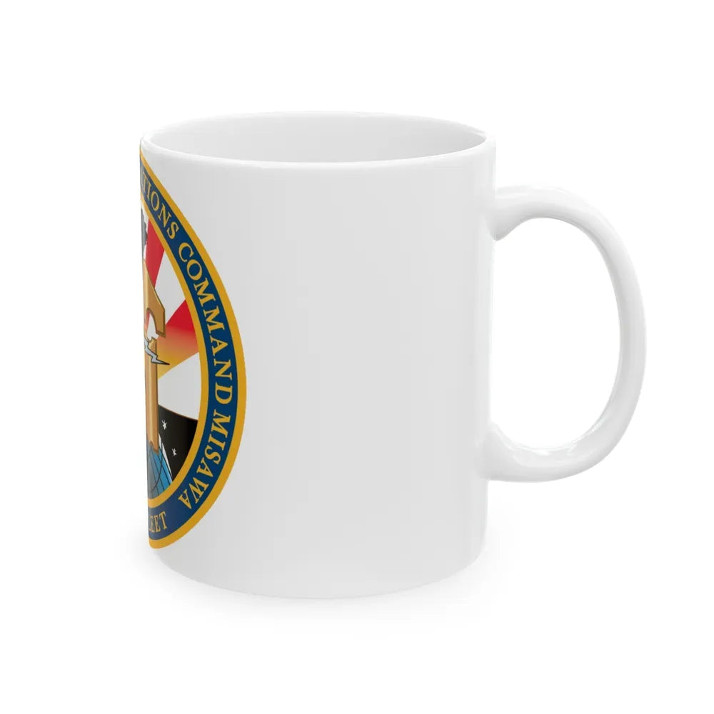 USN IOC Misawa NIOC 10th Fleet (U.S. Navy) White Coffee Mug-Go Mug Yourself