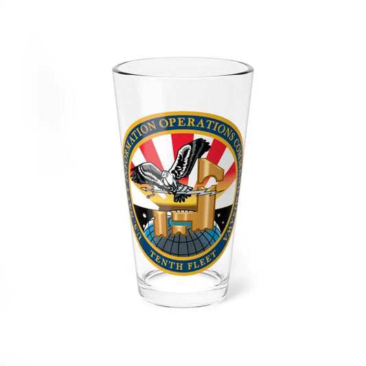 USN IOC Misawa NIOC 10th Fleet (U.S. Navy) Pint Glass 16oz 16oz - Go Mug Yourself