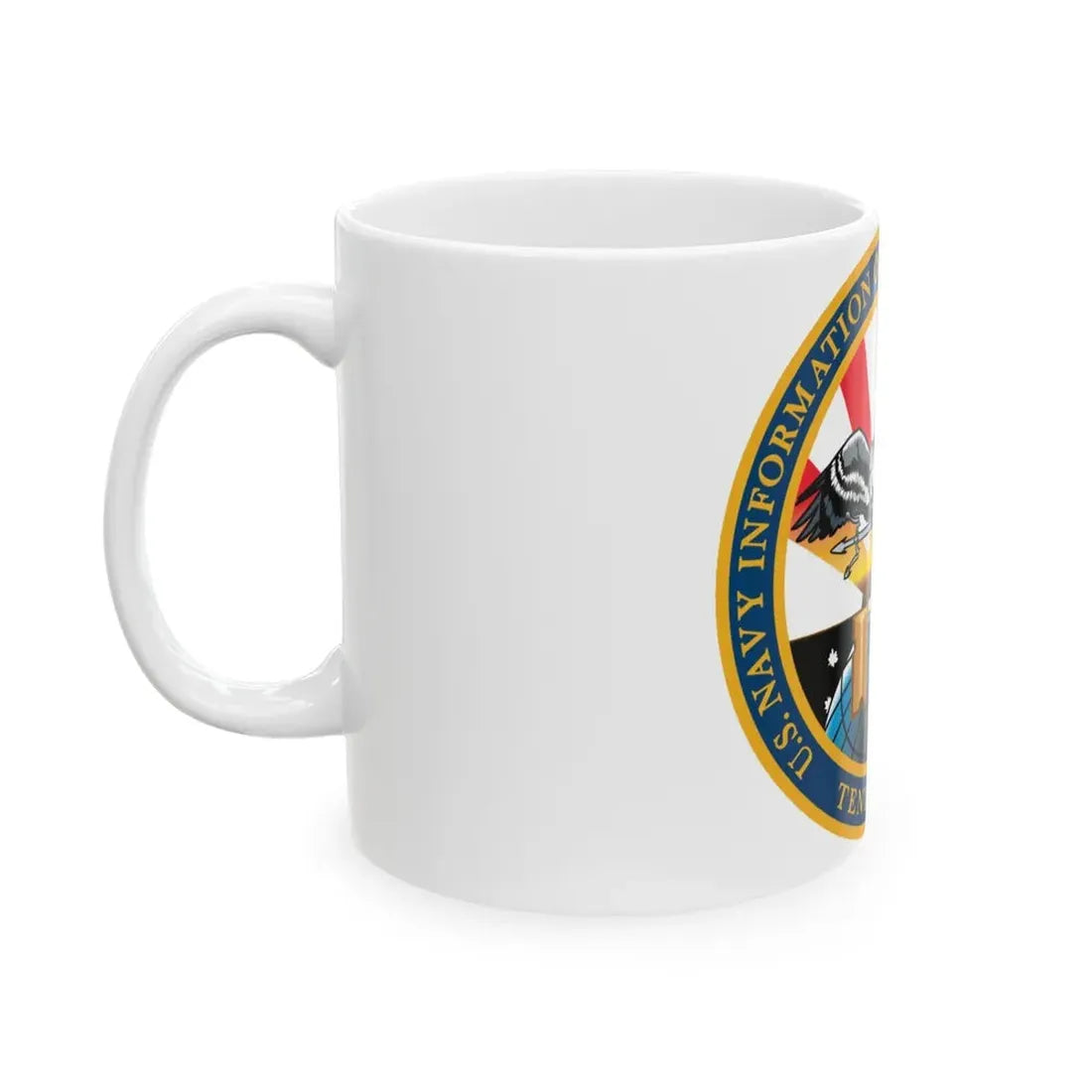 USN IOC Misawa NIOC 10th Fleet (U.S. Navy) White Coffee Mug - Go Mug Yourself