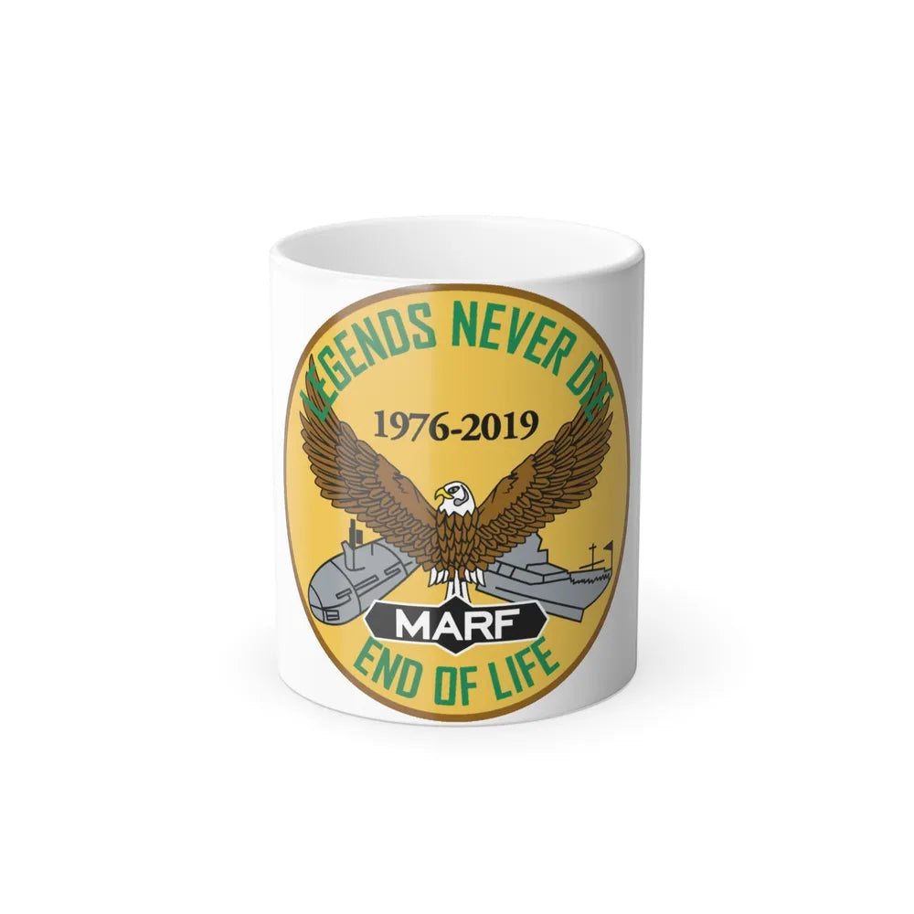 USN LND MARF (U.S. Navy) Color Changing Mug 11oz-11oz-Go Mug Yourself