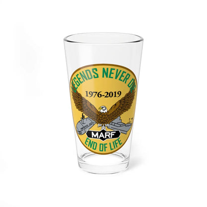 USN LND MARF (U.S. Navy) Pint Glass 16oz-16oz-Go Mug Yourself