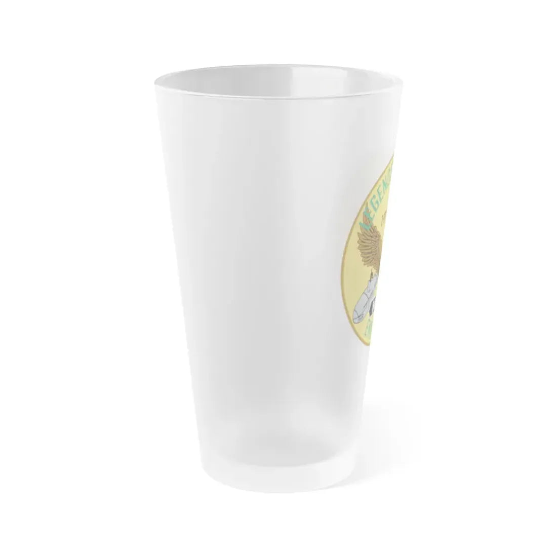 USN LND MARF (U.S. Navy) Frosted Pint Glass 16oz - Go Mug Yourself