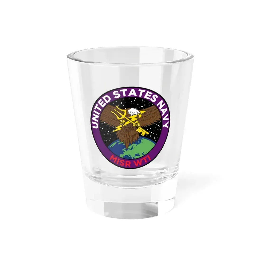 USN MISR WTI (U.S. Navy) Shot Glass 1.5oz 1.5oz - Go Mug Yourself