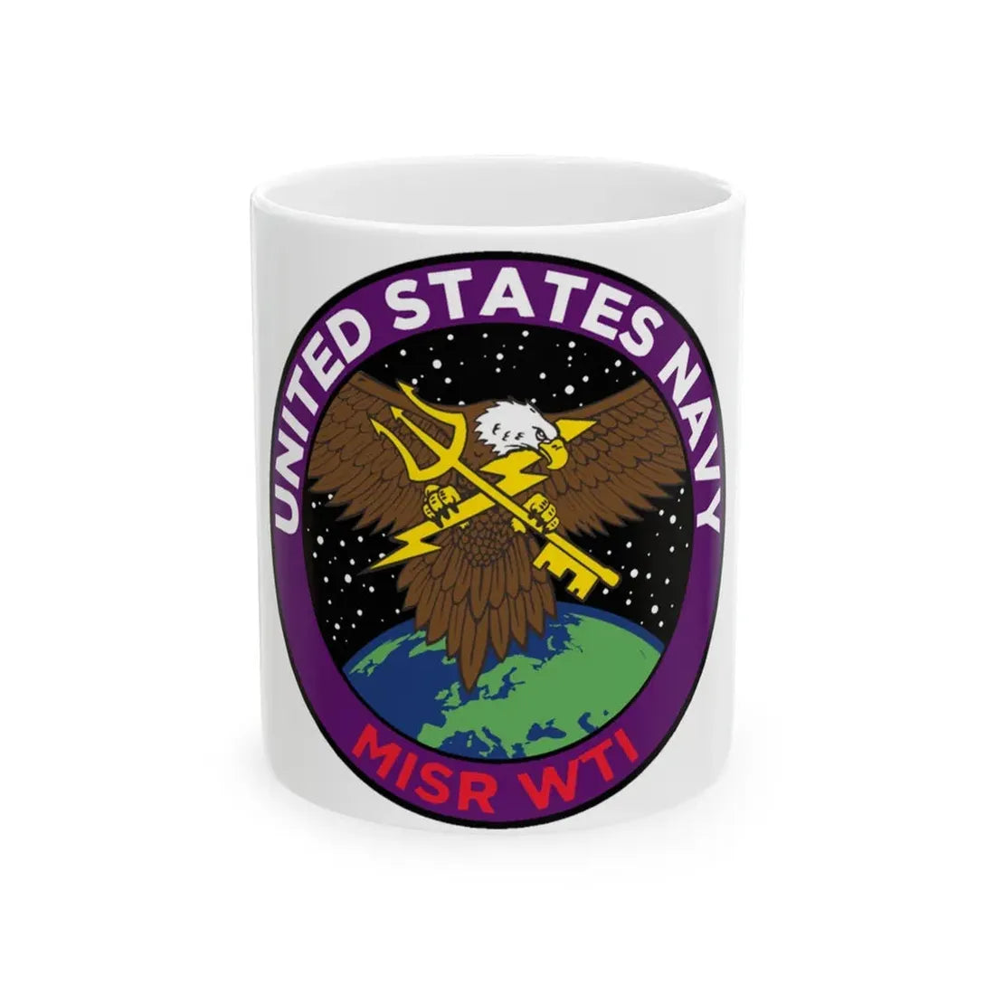 USN MISR WTI (U.S. Navy) White Coffee Mug 11oz - Go Mug Yourself