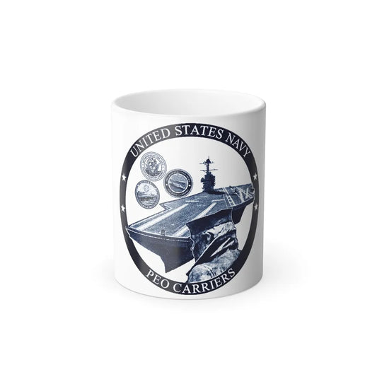 USN PEO Carriers (U.S. Navy) Color Changing Mug 11oz-11oz-Go Mug Yourself