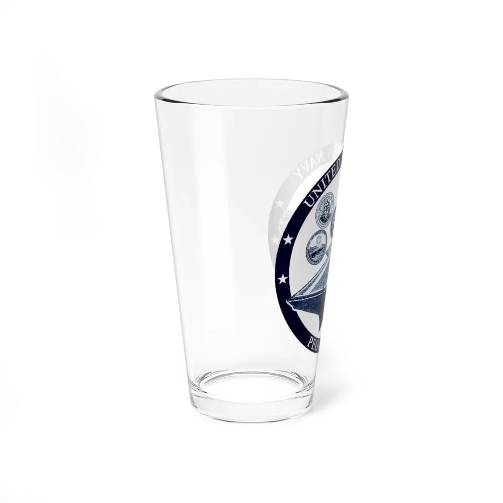 USN PEO Carriers (U.S. Navy) Pint Glass 16oz-Go Mug Yourself