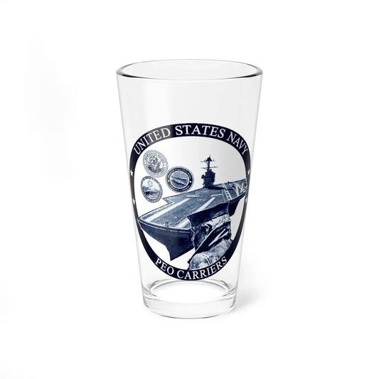 USN PEO Carriers (U.S. Navy) Pint Glass 16oz 16oz - Go Mug Yourself