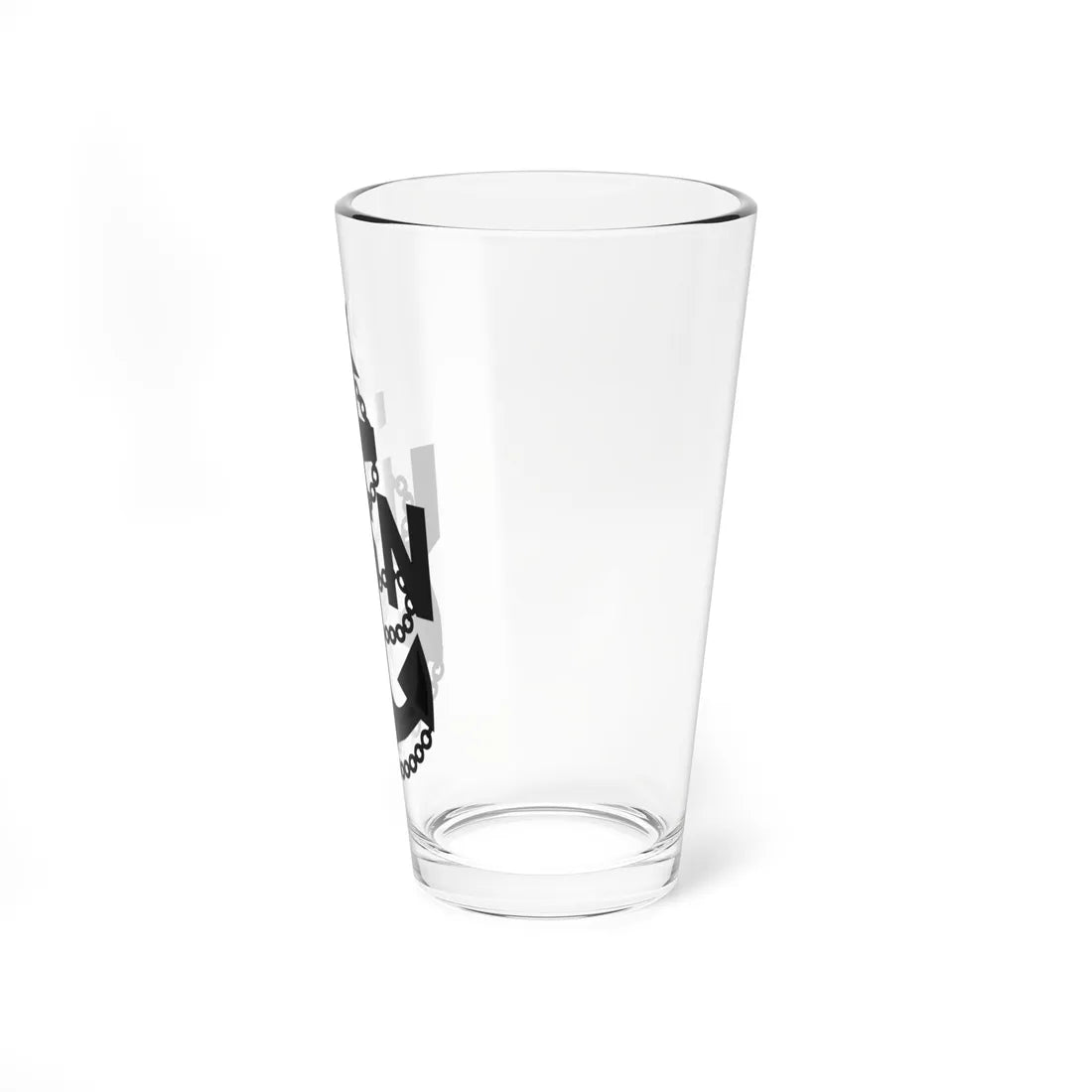 USN SCPO cap badge subdued (United States) (Military Rank) Pint Glass 16oz - Go Mug Yourself