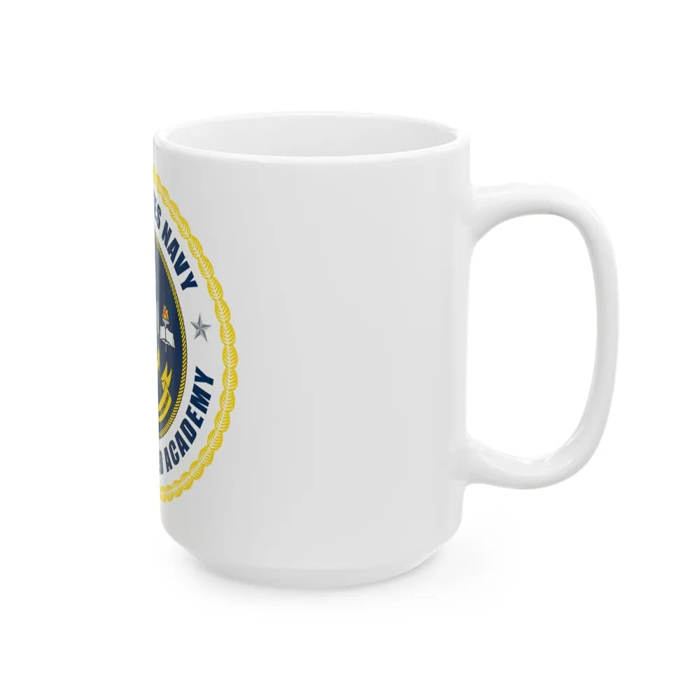 USN Senior Enlisted Academy NEW (U.S. Navy) White Coffee Mug-Go Mug Yourself
