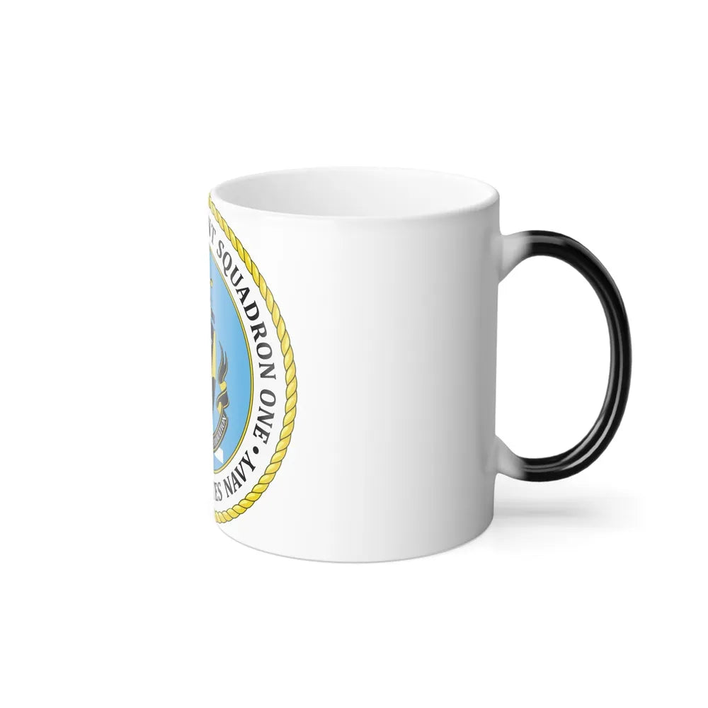 USN Surface Development Squadron One (U.S. Navy) Color Changing Mug 11oz-Go Mug Yourself