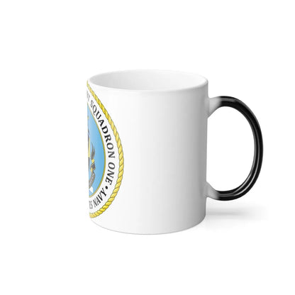 USN Surface Development Squadron One (U.S. Navy) Color Changing Mug 11oz-Go Mug Yourself
