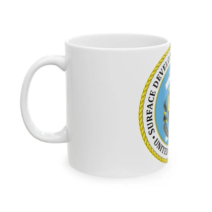 USN Surface Development Squadron One (U.S. Navy) White Coffee Mug-Go Mug Yourself