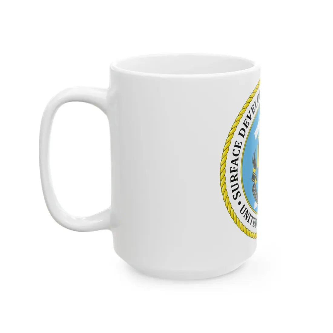 USN Surface Development Squadron One (U.S. Navy) White Coffee Mug - Go Mug Yourself