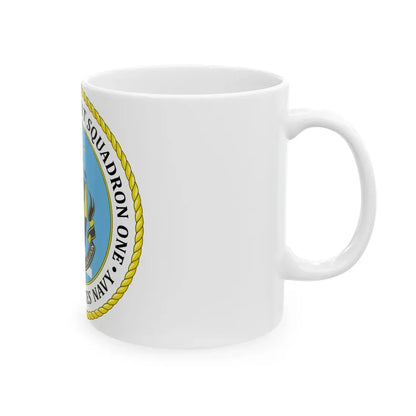 USN Surface Development Squadron One (U.S. Navy) White Coffee Mug - Go Mug Yourself