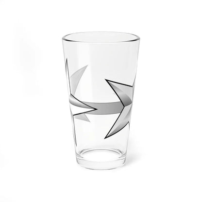 USN USMC O8 insignia (United States) (Military Rank) Pint Glass 16oz 16oz - Go Mug Yourself