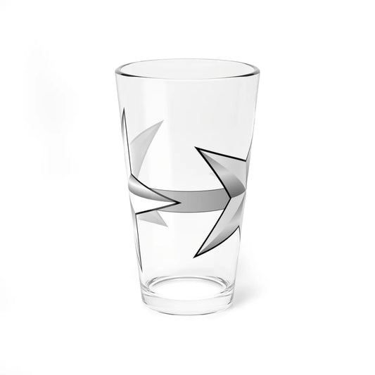USN USMC O8 insignia (United States) (Military Rank) Pint Glass 16oz 16oz - Go Mug Yourself