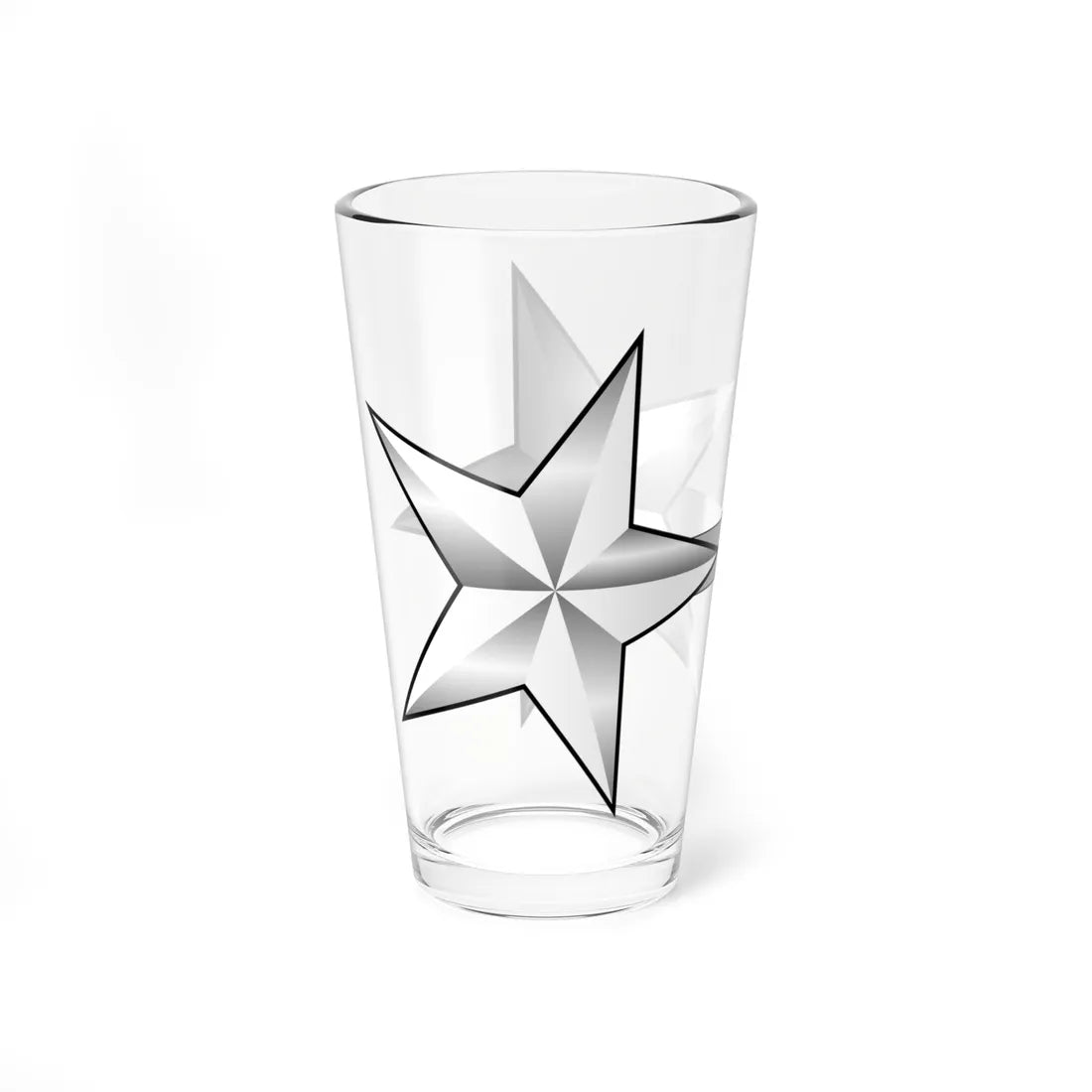 USN USMC O8 insignia (United States) (Military Rank) Pint Glass 16oz - Go Mug Yourself