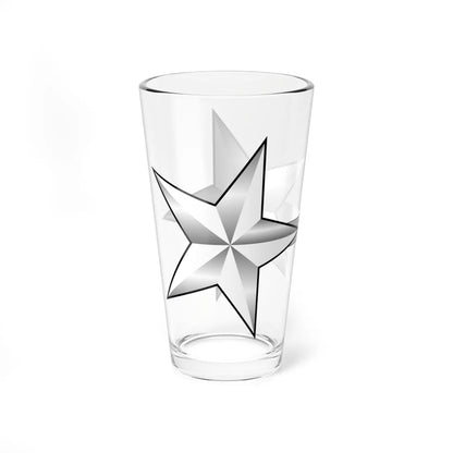 USN USMC O8 insignia (United States) (Military Rank) Pint Glass 16oz - Go Mug Yourself