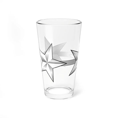 USN USMC O9 insignia (United States) (Military Rank) Pint Glass 16oz - Go Mug Yourself