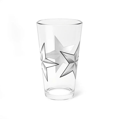 USN USMC O9 insignia (United States) (Military Rank) Pint Glass 16oz - Go Mug Yourself