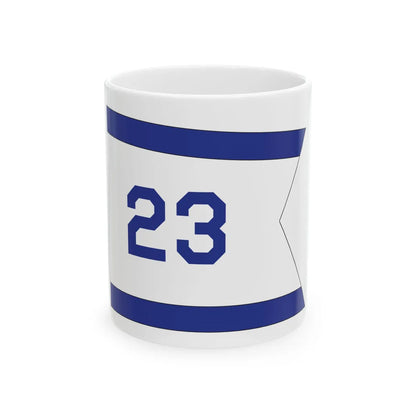 USNavyBroadCommandPennant (United States) White Coffee Mug 11oz - Go Mug Yourself