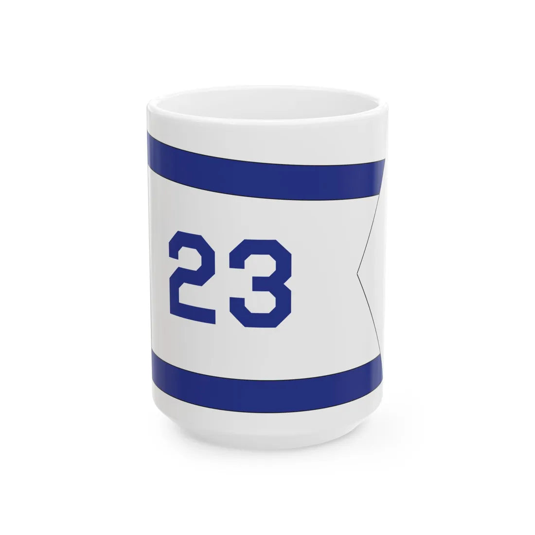 USNavyBroadCommandPennant (United States) White Coffee Mug 15oz - Go Mug Yourself