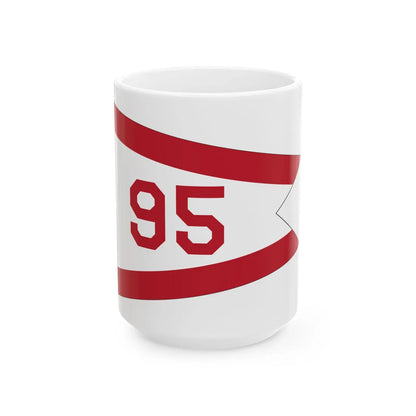 USNavyBurgeeCommandPennant (United States) White Coffee Mug 15oz - Go Mug Yourself
