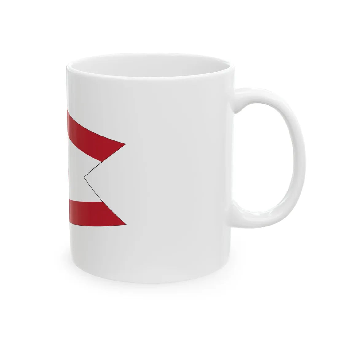 USNavyBurgeeCommandPennant (United States) White Coffee Mug - Go Mug Yourself