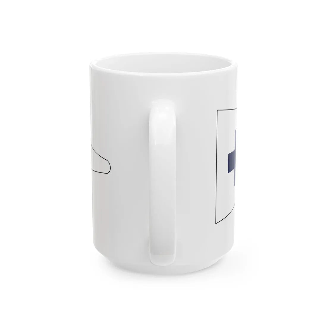 USNavyChurchPennant (United States) White Coffee Mug - Go Mug Yourself