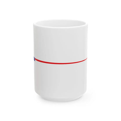 USNavyCommissionPennant (United States) White Coffee Mug 15oz - Go Mug Yourself