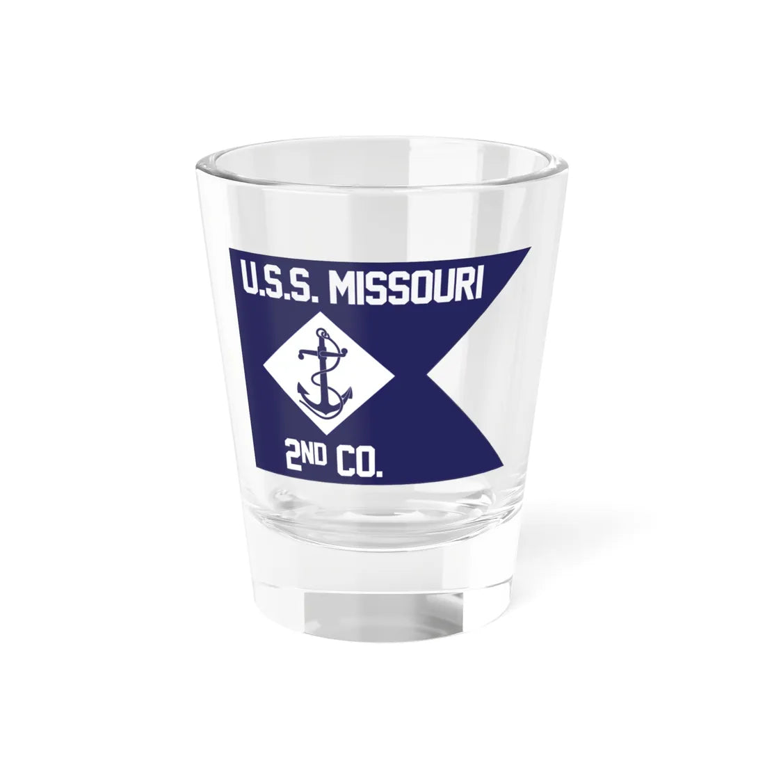 USNavyGuidon (United States) Shot Glass 1.5oz 1.5oz - Go Mug Yourself