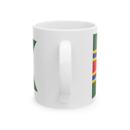 USNavyMeritoriousUnitCommendationPennant (United States) White Coffee Mug - Go Mug Yourself