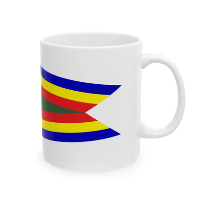 USNavyUnitCommendationPennant (United States) White Coffee Mug - Go Mug Yourself