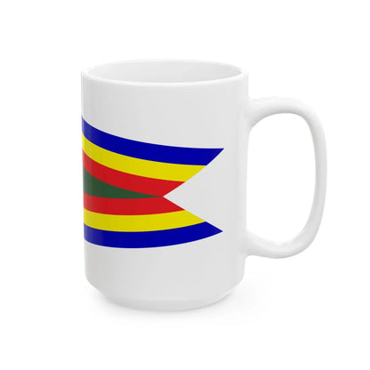 USNavyUnitCommendationPennant (United States) White Coffee Mug - Go Mug Yourself