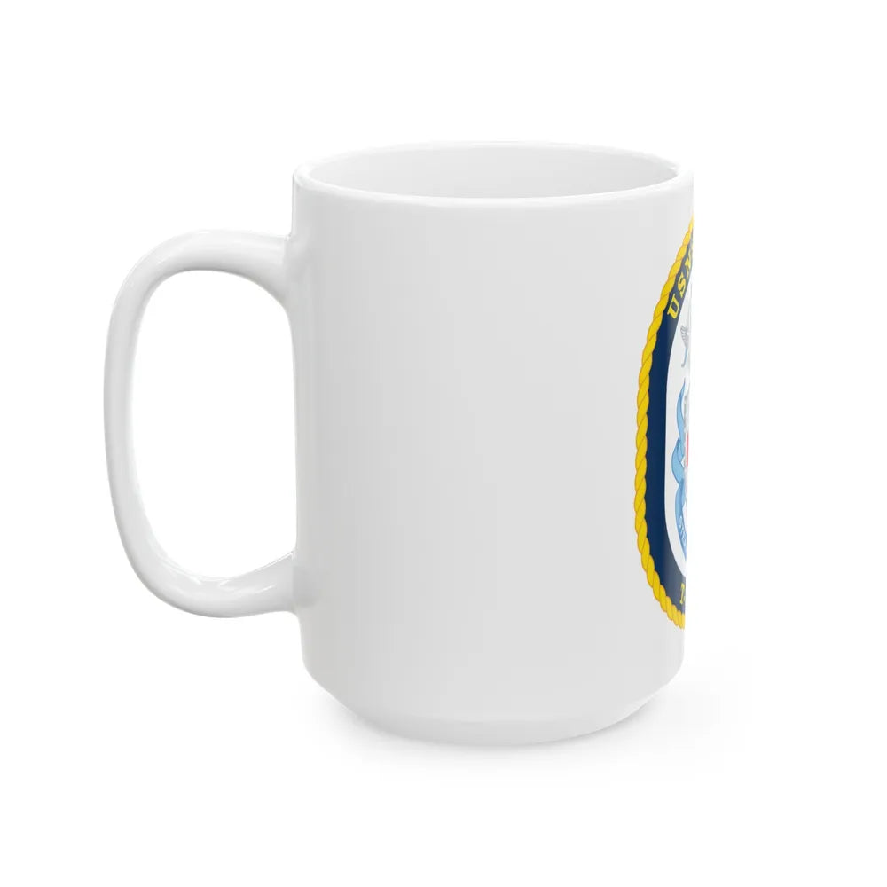 USNS Mercy T AH 19 (U.S. Navy) White Coffee Mug-Go Mug Yourself