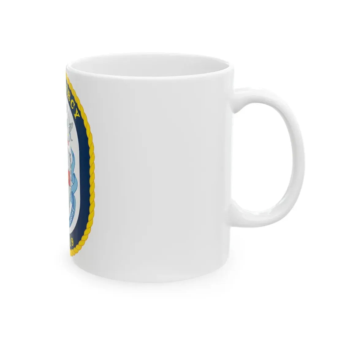 USNS Mercy T AH 19 (U.S. Navy) White Coffee Mug - Go Mug Yourself