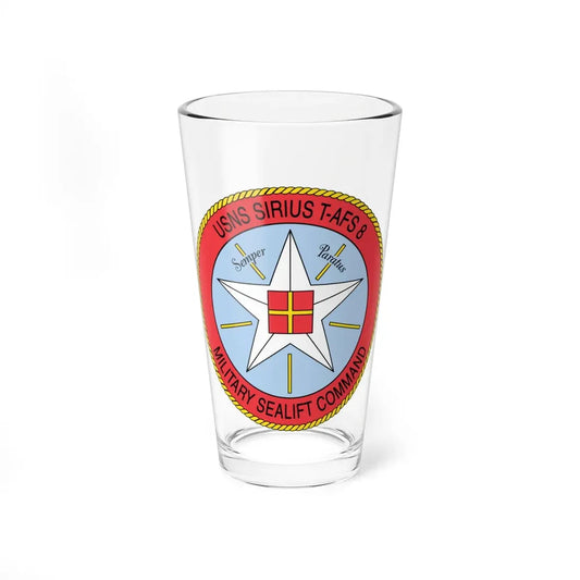 USNS Sirius T Afs 8 Military Sealift Command (U.S. Navy) Pint Glass 16oz 16oz - Go Mug Yourself