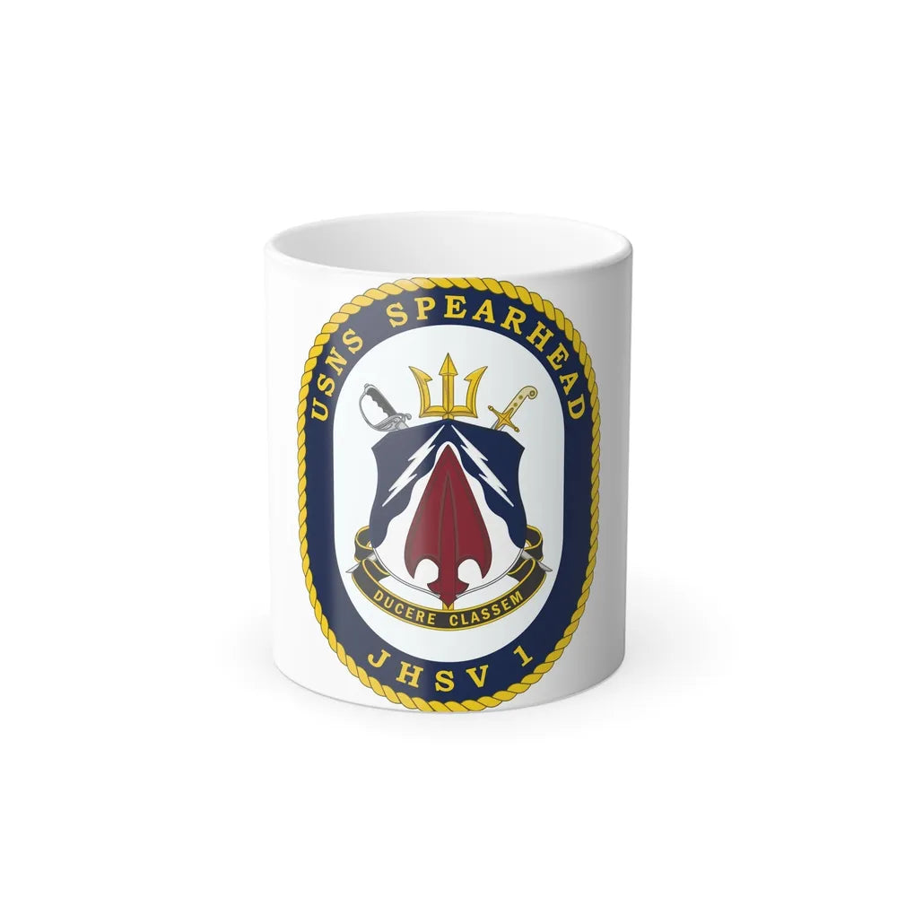 USNS Spearhead JHSV 1 (U.S. Navy) Color Changing Mug 11oz-11oz-Go Mug Yourself