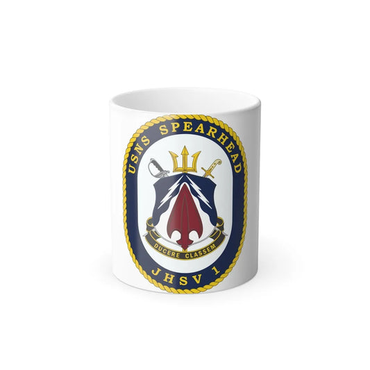 USNS Spearhead JHSV 1 (U.S. Navy) Color Changing Mug 11oz-11oz-Go Mug Yourself