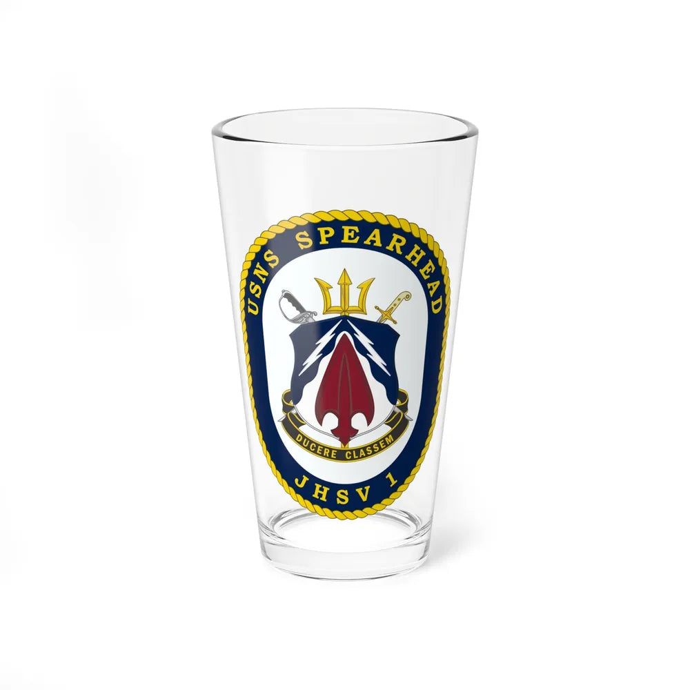 USNS Spearhead JHSV 1 (U.S. Navy) Pint Glass 16oz-16oz-Go Mug Yourself