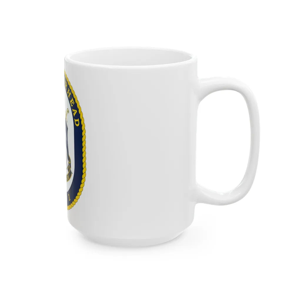 USNS Spearhead JHSV 1 (U.S. Navy) White Coffee Mug-Go Mug Yourself