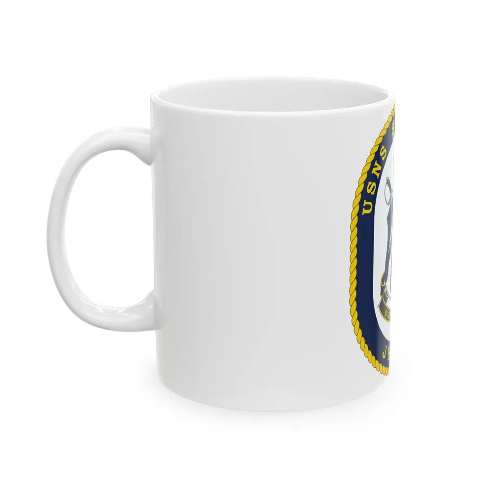 USNS Spearhead JHSV 1 (U.S. Navy) White Coffee Mug-Go Mug Yourself