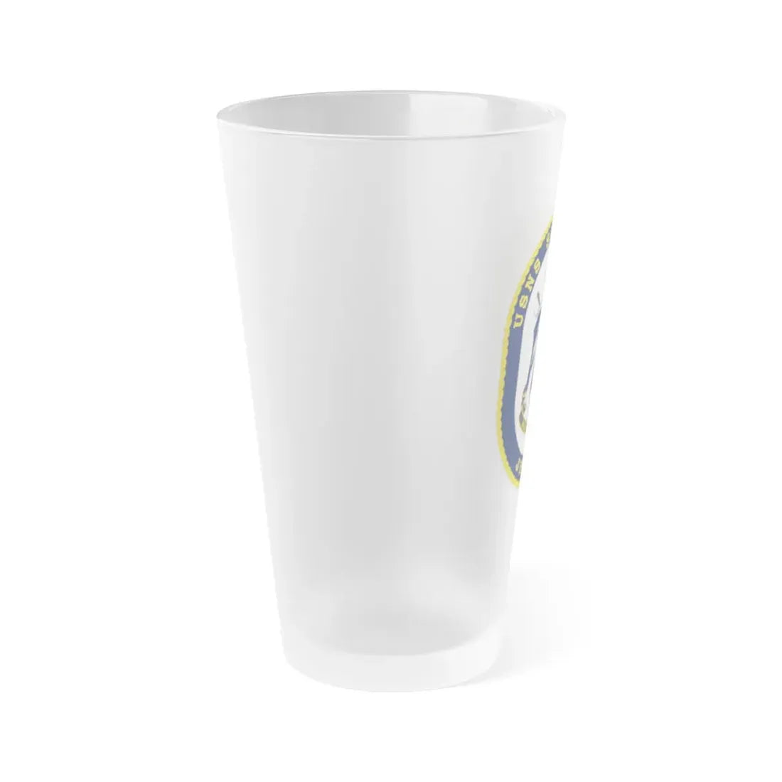 USNS Spearhead JHSV 1 (U.S. Navy) Frosted Pint Glass 16oz - Go Mug Yourself
