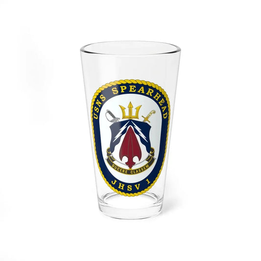 USNS Spearhead JHSV 1 (U.S. Navy) Pint Glass 16oz 16oz - Go Mug Yourself