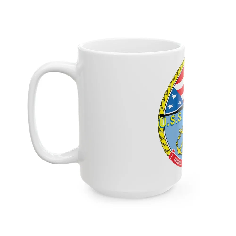 USS Alabama (U.S. Navy) White Coffee Mug-Go Mug Yourself