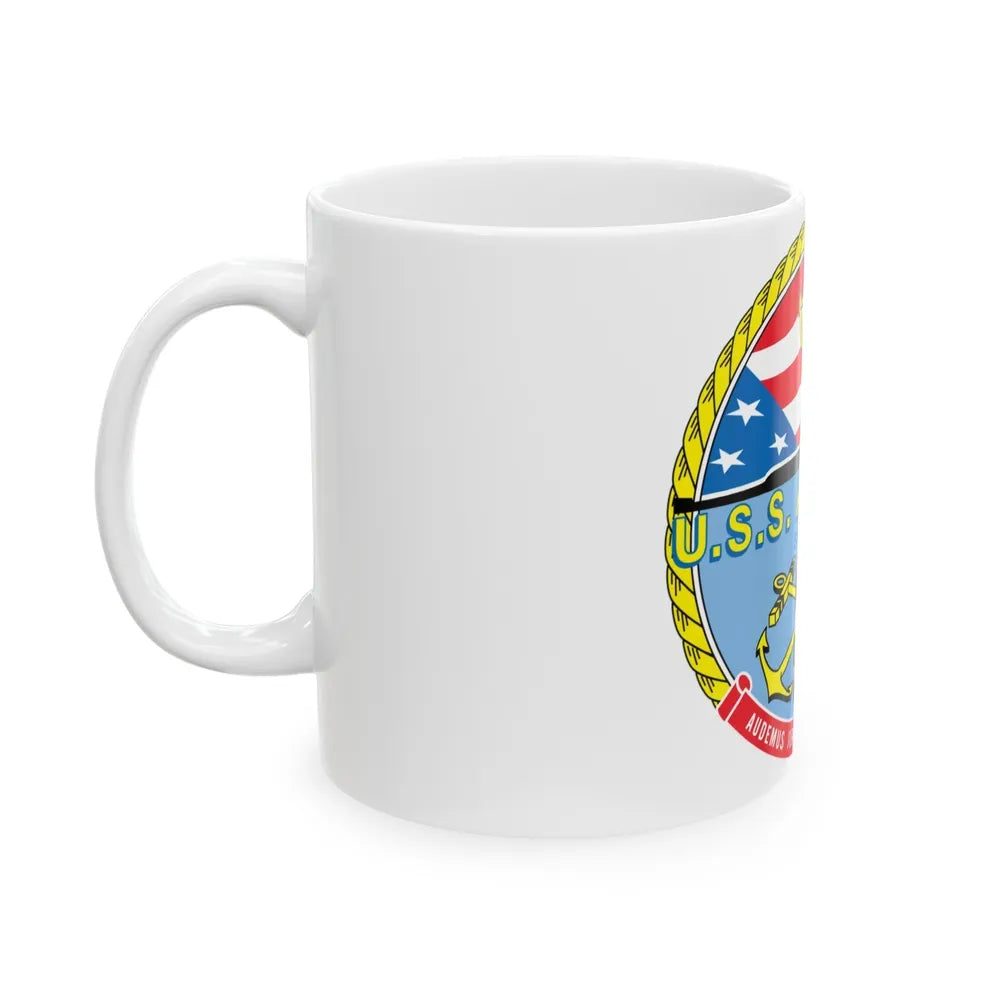 USS Alabama (U.S. Navy) White Coffee Mug-Go Mug Yourself